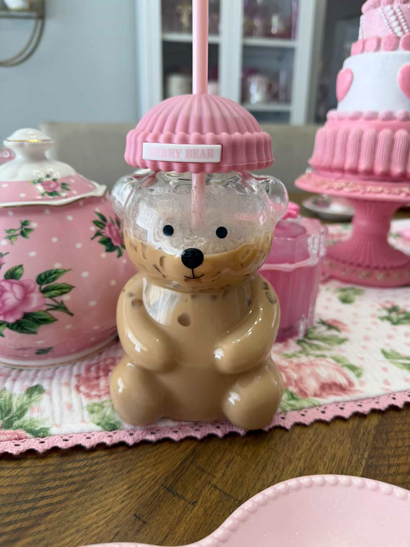 Pink Merry Bear Mug