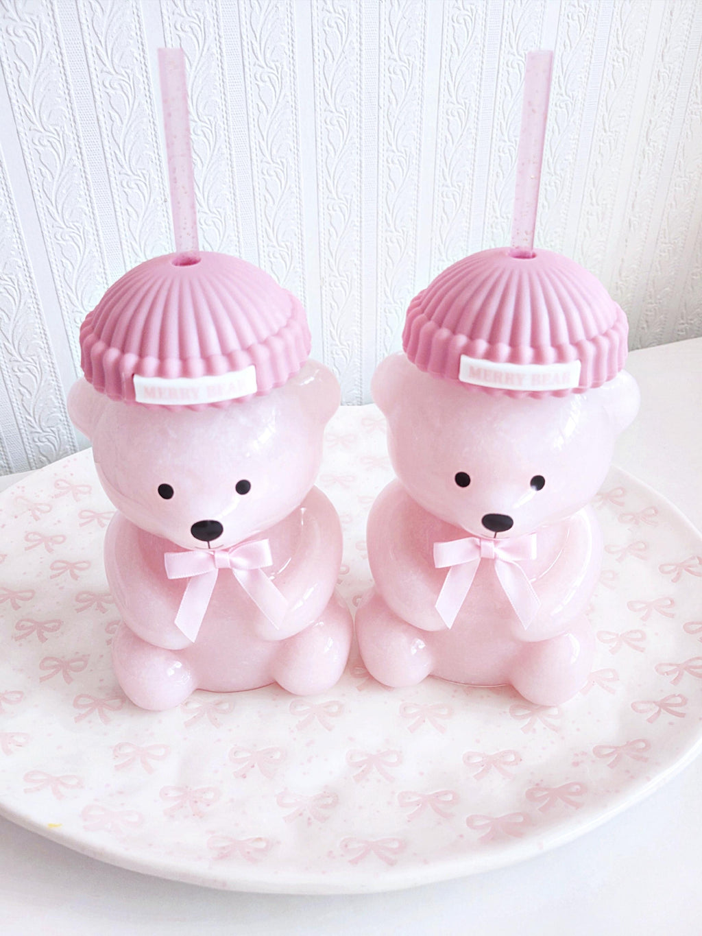 Pink Merry Bear Mug