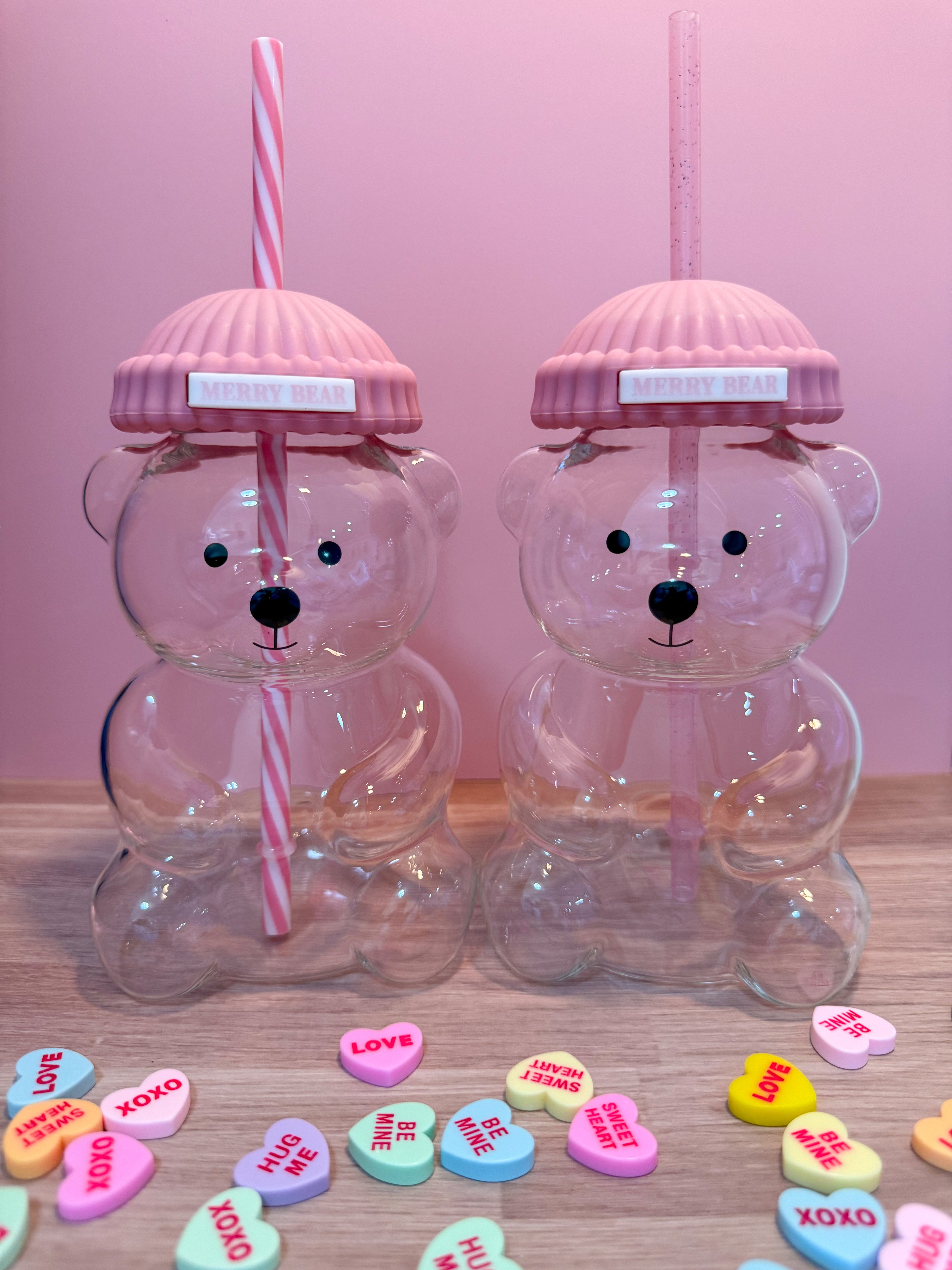 Pink Merry Bear Mug